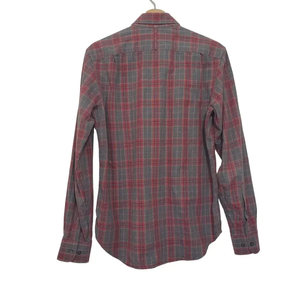 Banana Republic | Plaid Flannel Button Up Long Sleeve 100% Cotton Shirt